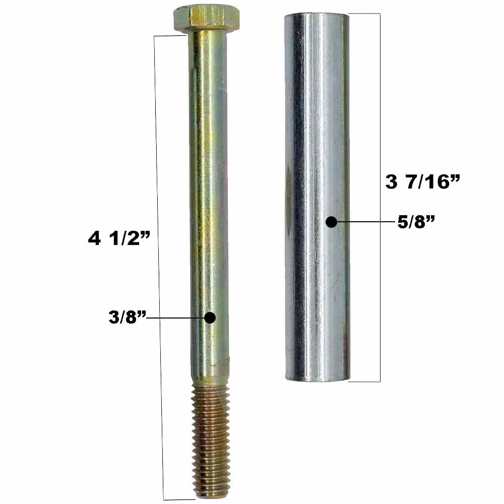 4Pk Hardware Kit for Toro Exmark Deck Wheels 323-23 L 4 1/2" 98-7912 OD 5/8" gallery