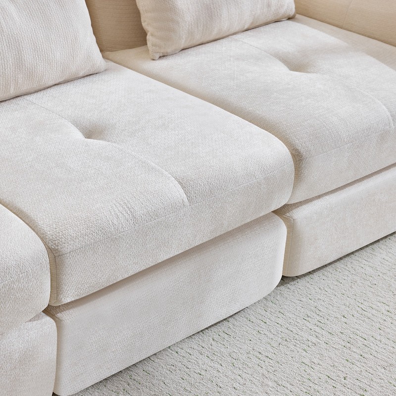 Modern Modular Cloud Sofa,Convertible Folding Sofa Bed, Sectional Cushioned Sofa gallery