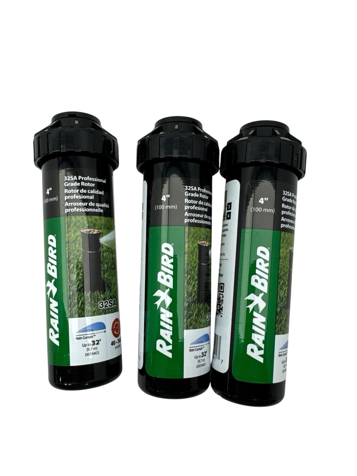 Rain Bird 32SA 4" Adjust Pop-Up Rotor Sprinkler 3 Pack New gallery