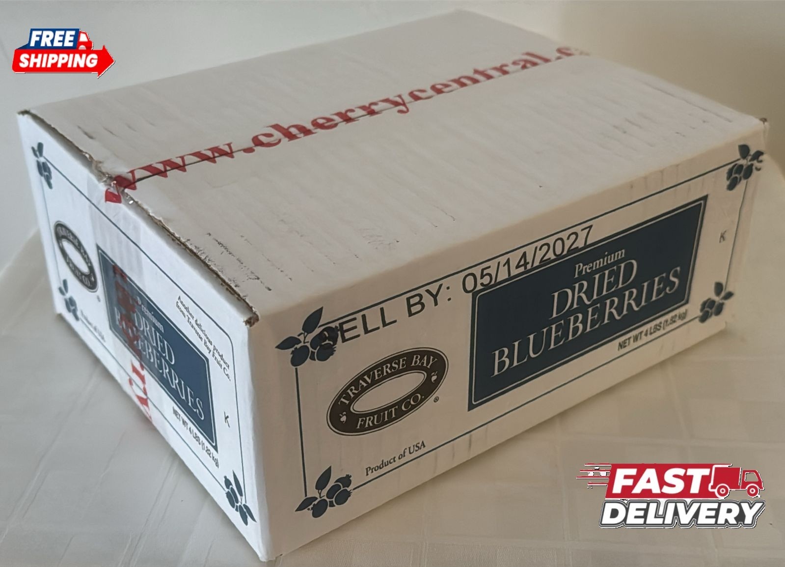 Traverse Bay Fruit Co Premium Dried Blueberries 4 lbs Free Shipping gallery