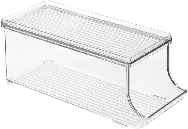 mDesign Plastic Kitchen Pantry Freezer Storage Organizer Bin Combo - Set of 3 gallery