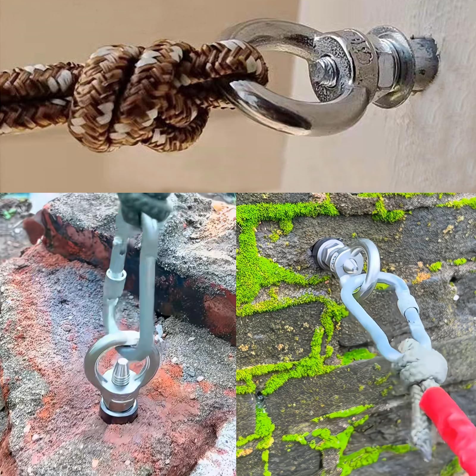 Removable Concrete Anchor,Concrete Expansion Anchor Reusable,Concrete Eye Bolt gallery