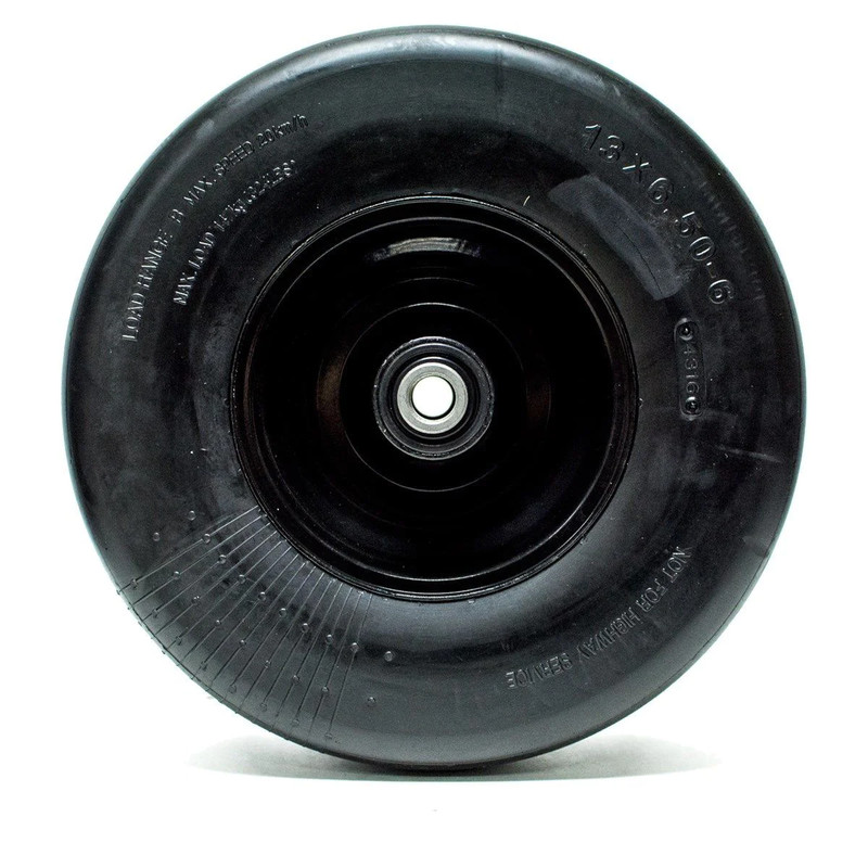 2PK Front Solid Caster Wheel Tire Flat Free 13X6.5-6 Fits Toro Z Master 633971 gallery