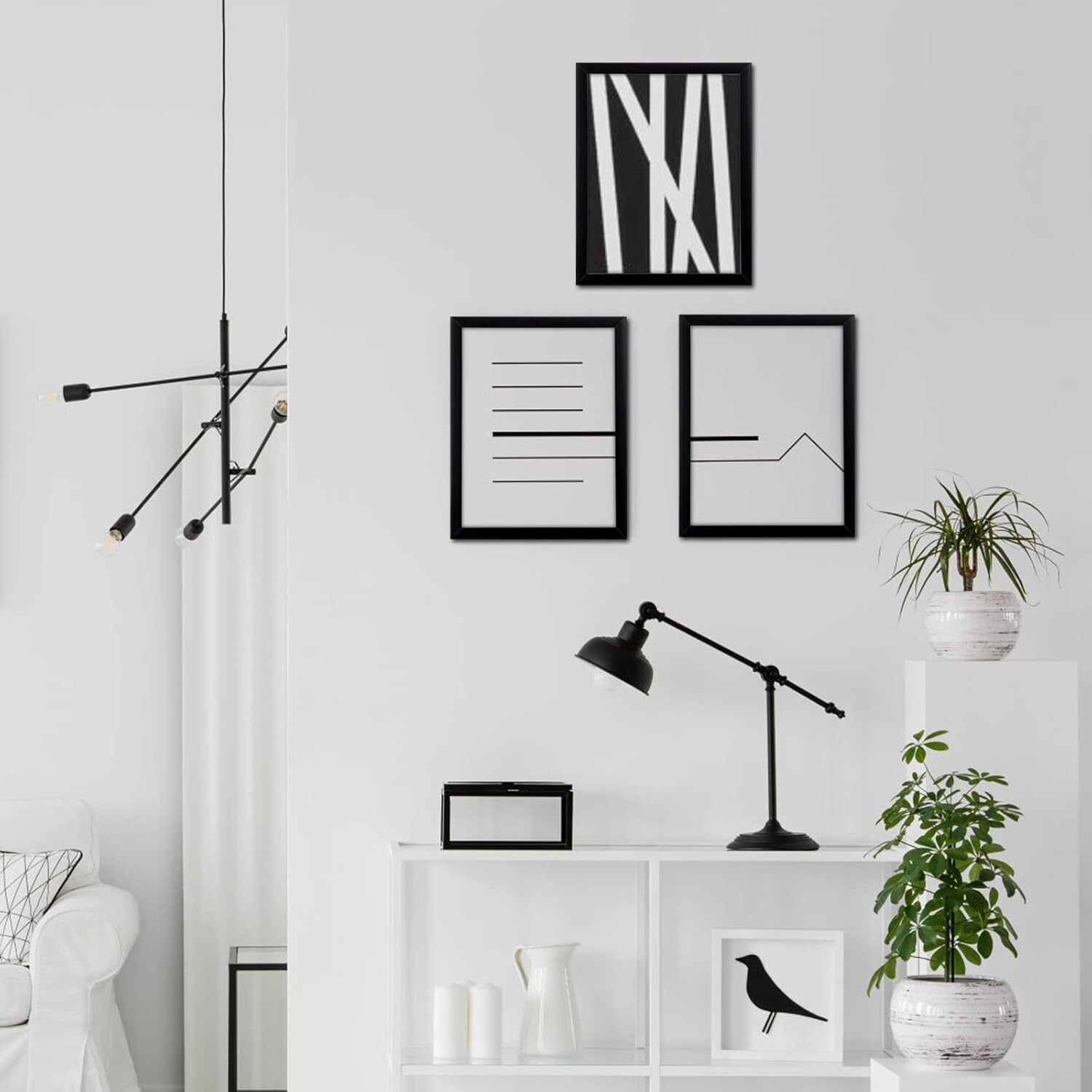 9X14 Black Picture Frame Tabletop and Wall Mounting Horizontally or Vertically gallery