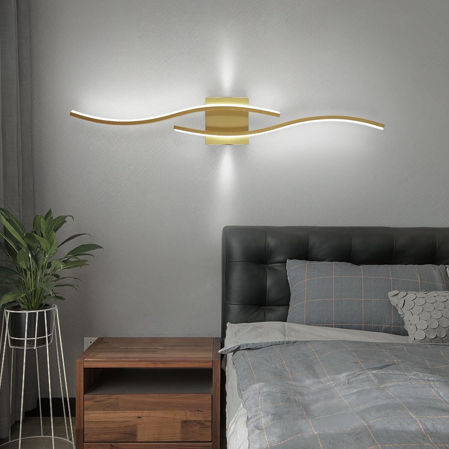 Modern LED Vanity Light for Bathroom, Remote Control Mirror Light Fixture ﻿ gallery
