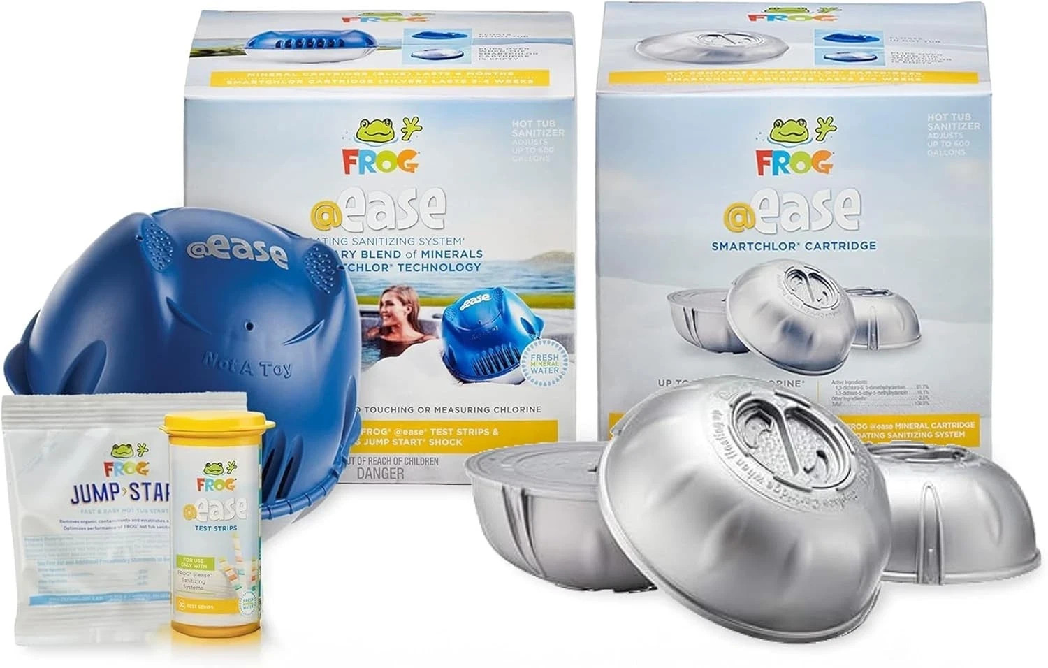 FROG @Ease Floating Sanitizing System + Replacement SmartChlor Cartridge 3-Pack gallery