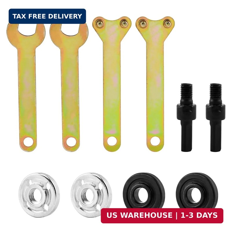 10mm 5Pcs Drill to Angle Grinder Adapter Set – Variable Rod Converter Tool gallery