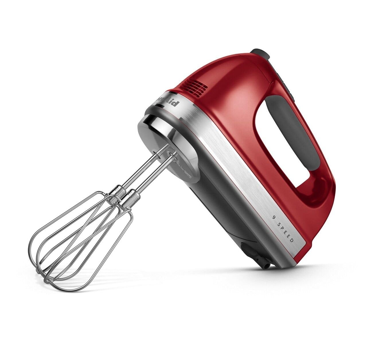 KitchenAid 9-Speed Hand Mixer - Apple Red gallery