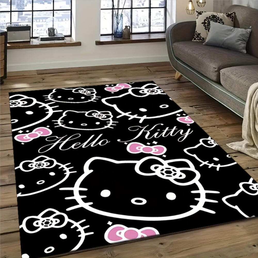 Large Hello Kitty Rug Suitable for Living Room, Bedroom, Kitchen - Ultra Soft Wa gallery