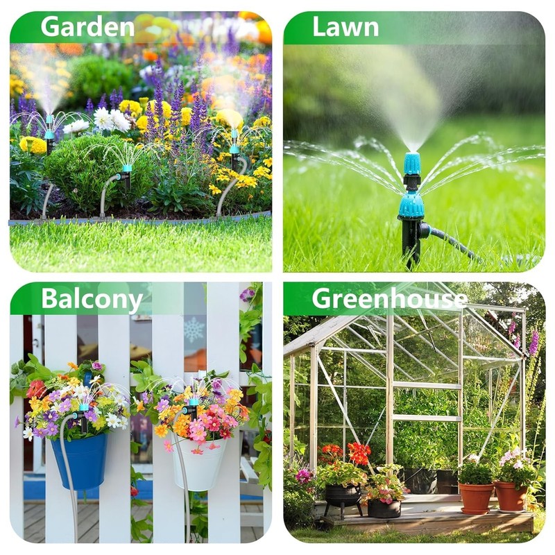 DIY Garden Irrigation System - Quick Connect Water Saving Kit for Balcony/Lawn gallery