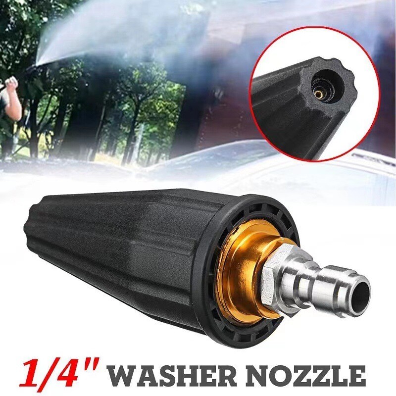 4.0GPM High Pressure Washer Rotating Turbo Nozzle Spray Tip 4000PSI 1/4" Quick gallery