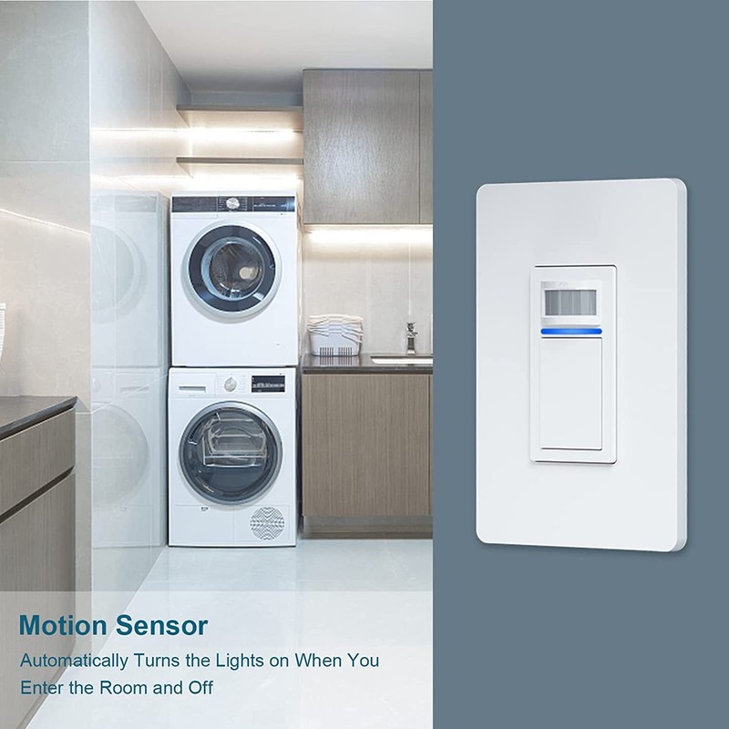 Smart Wi-Fi Motion Sensor Light Switch PIR Occupancy Work with Alexa Google Home gallery