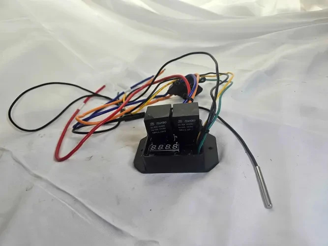 Digital Radiator Fan Controller Switch Kit #0444 Dual Electric Thermatic Fan gallery