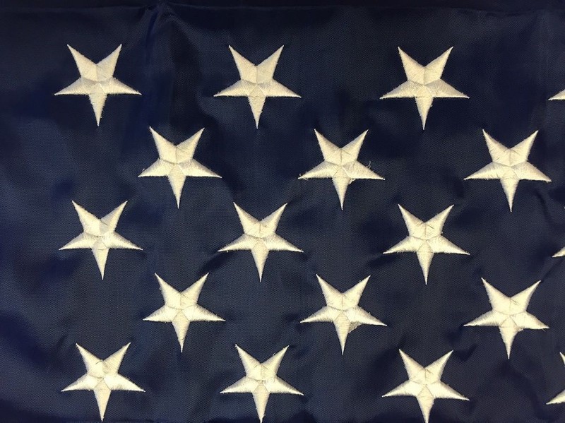 American Flag 2x3' Heavy Duty Polyester - Made in USA - Sewn Stripes Embroidered gallery