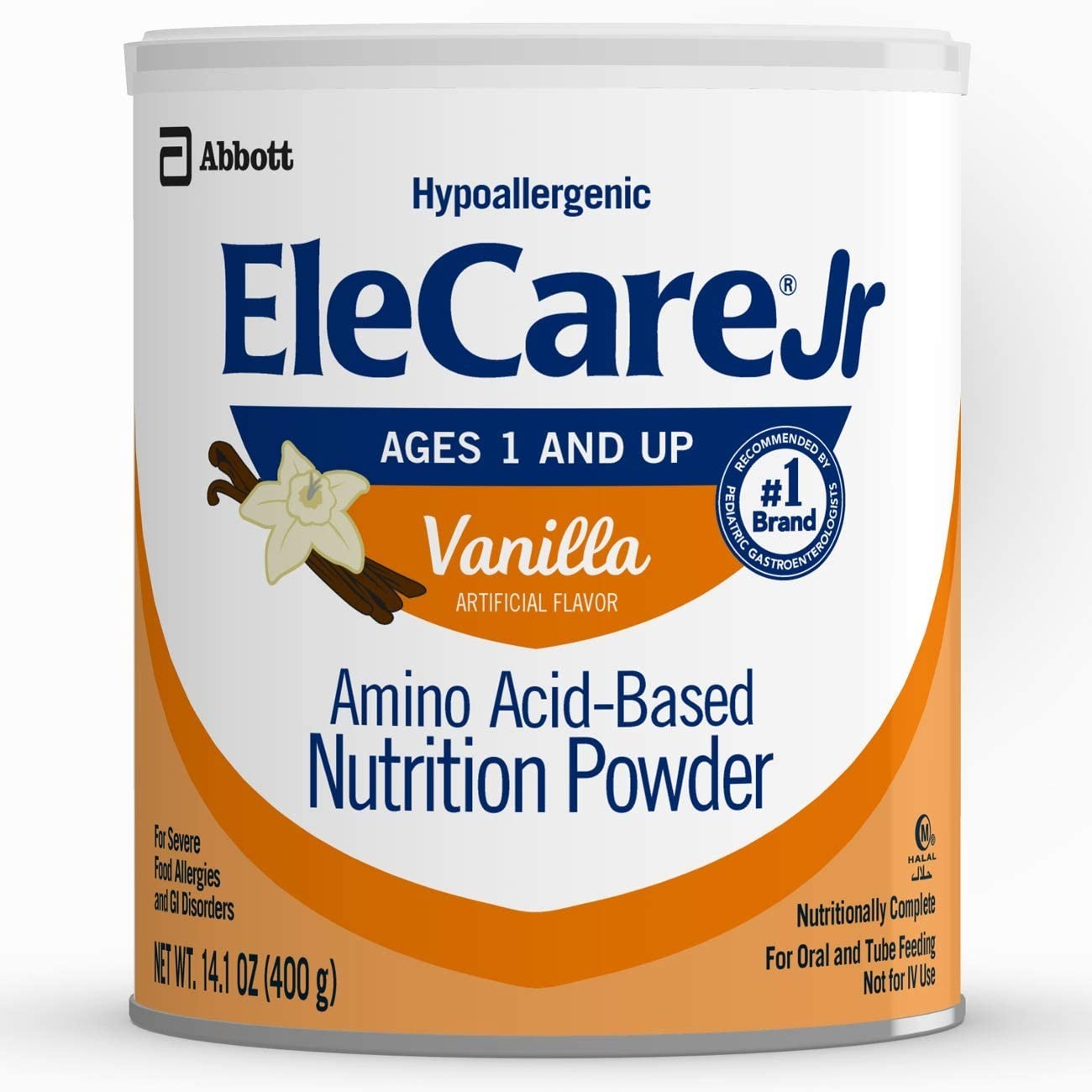New Elecare Junior Jr Vanilla Hypoallergenic Formula 6 cans 14.1 oz Sept 2026 gallery