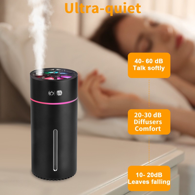 Aroma Humidifier Essential Oil Diffuser Ultrasonic Air LED Aromatherapy Car Home gallery