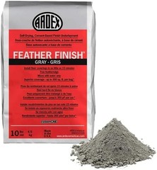 Ardex Feather Finish, Self-Drying, Cement Based Finishing 10 lbs Bag, Grey