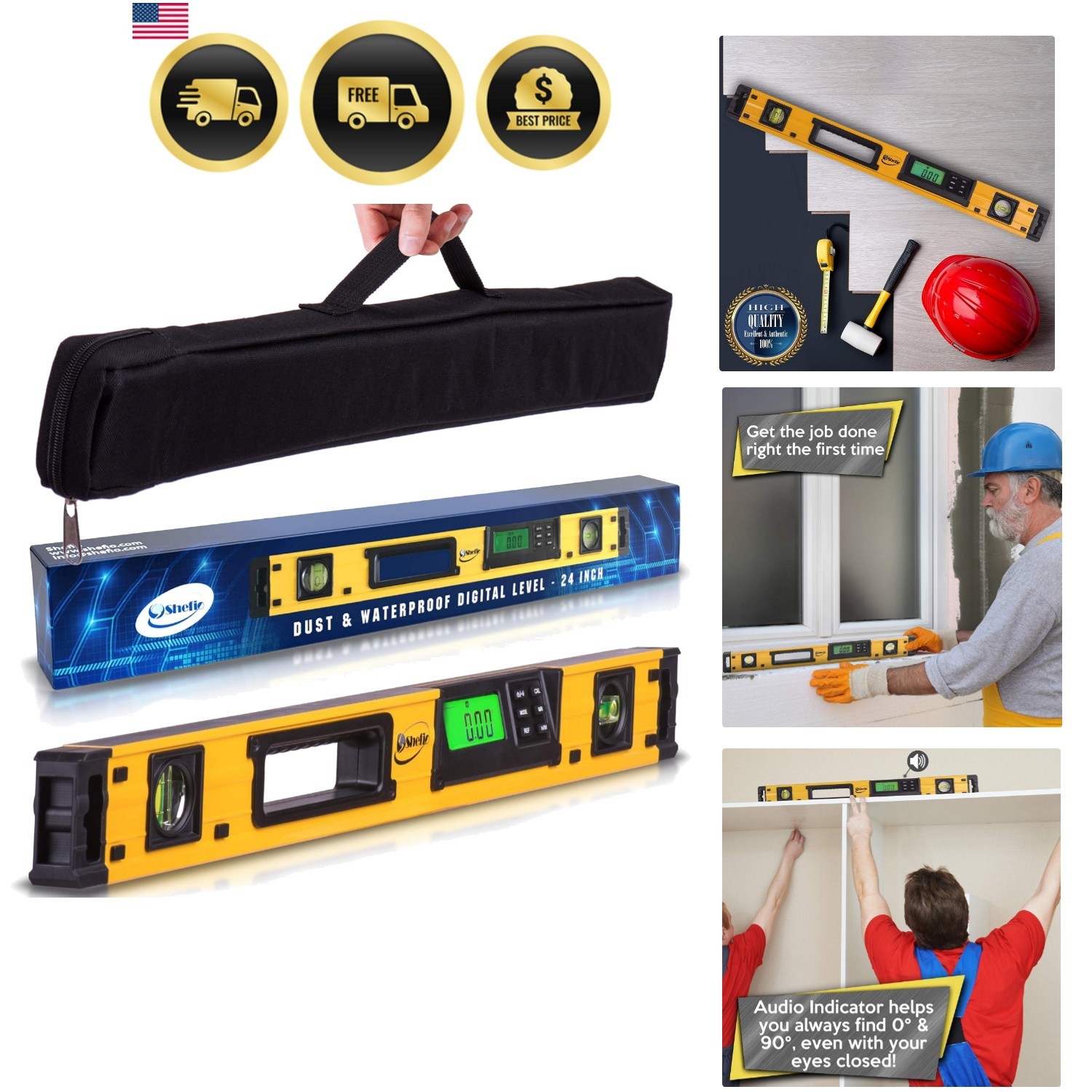 Smart Level 24 Inch Digital Level: Blending Accuracy And Practicality - Elect... gallery