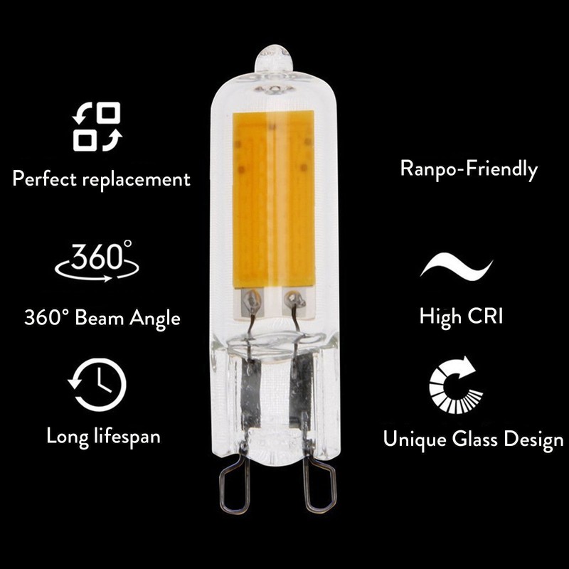 G9 Led Light Bulb Softwhite Mini Lamp Cob 15w Cold White Ac110v 360 Beam Replace gallery
