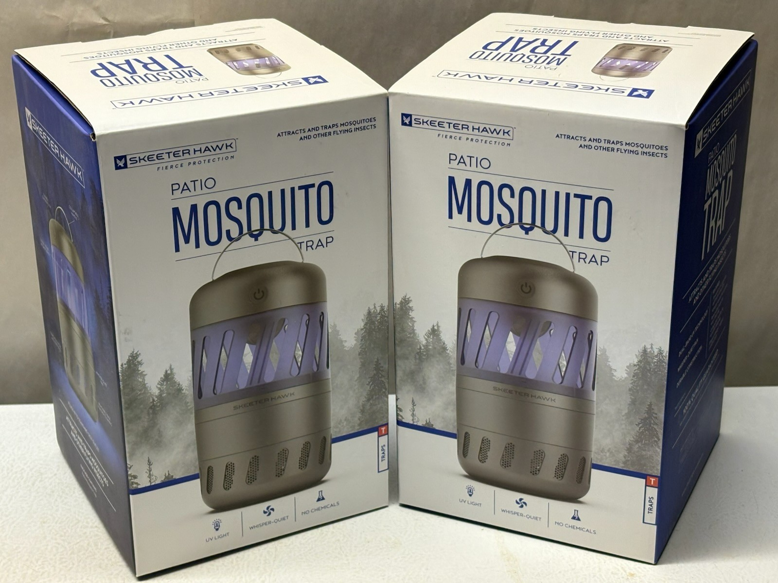 2x Skeeter Hawk Patio LED UV Mosquito & Flying Insect Traps Quiet Easy Clean gallery