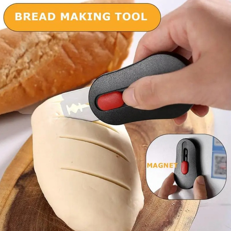 1set Bread Scoring Blade Tool with 5 Replacement Razor Blades - Razors Cutter gallery