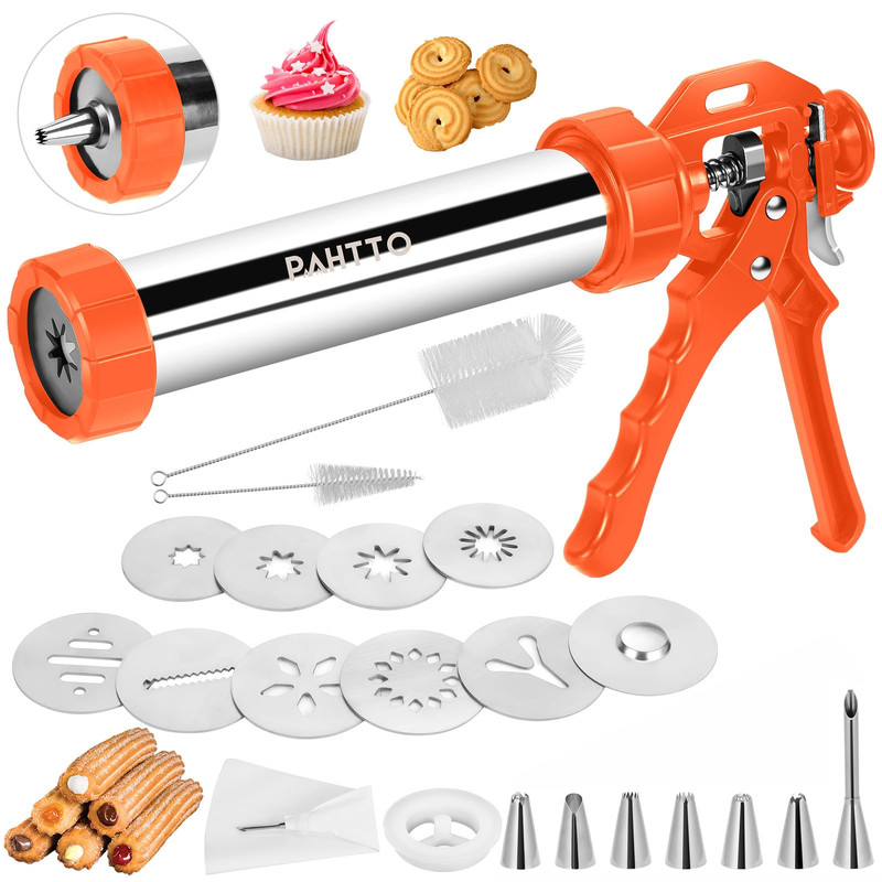 Pahtto Churro Maker Machine 3-In-1 Multifunctional Hollow Churros Machine