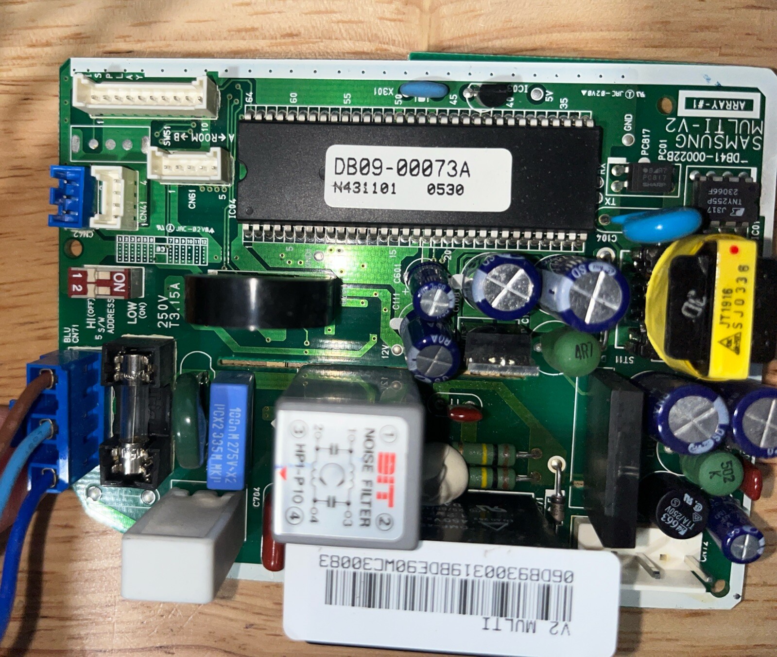 Samsung DB09-00073A DB93-00319B Control Board DB41-00022B AD18B1C09 USED gallery