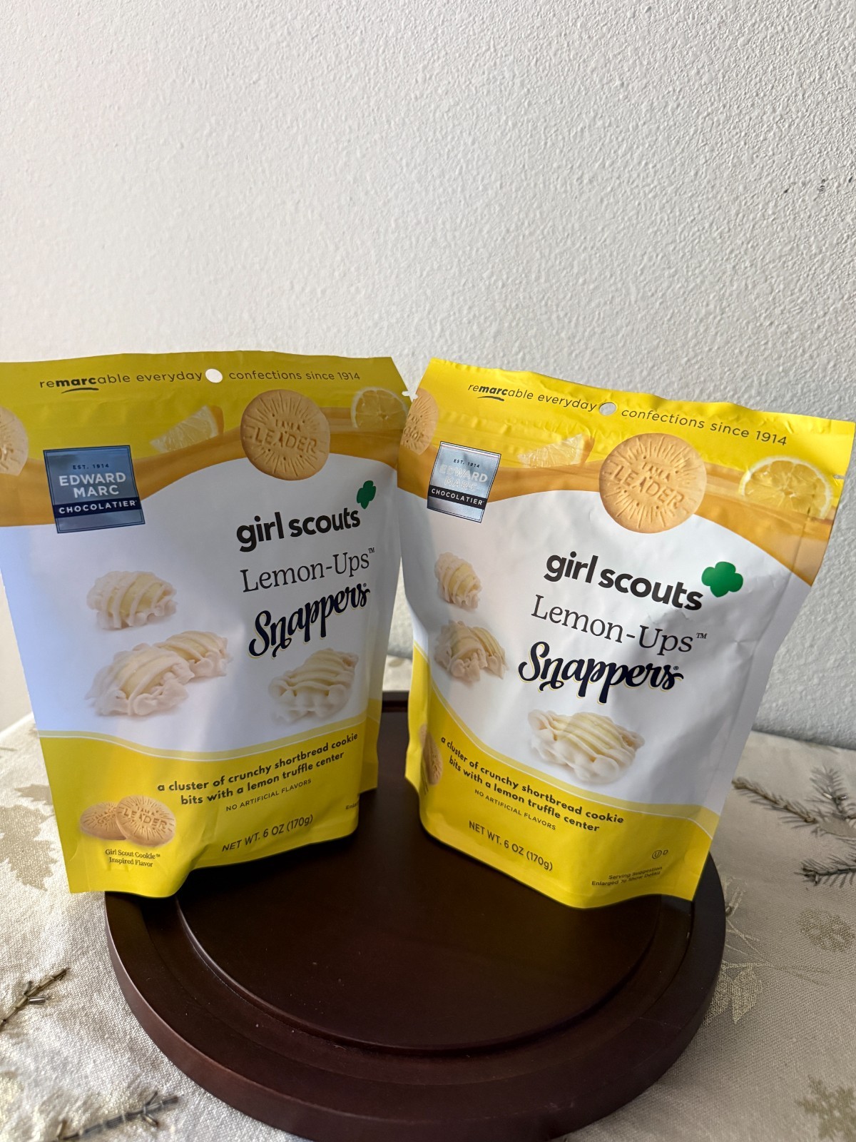 Edward Marc Chocolatier Girl Scouts Lemon Ups Snapper 6 Oz-2 PACKS-EXP 02/2027 gallery