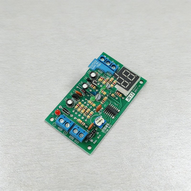 12V Time Delay Relay Adjustable 1-99 Sec/min Built-in Digital Tube Display gallery
