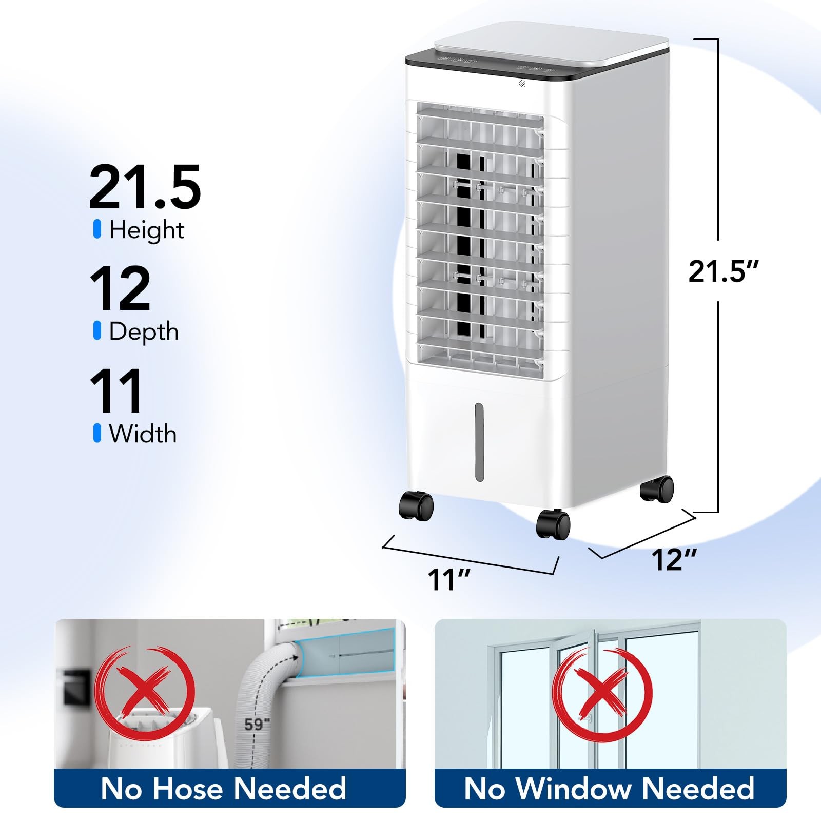 Windowless Portable Air Conditioners with Remote, Ventless Ac Unit Ductless Air gallery