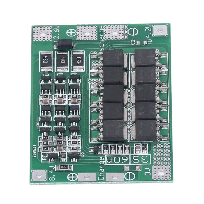 3Pcs 3S 60A Battery Protection Board Balance Charge Discharge Modules 12.6V NEW gallery
