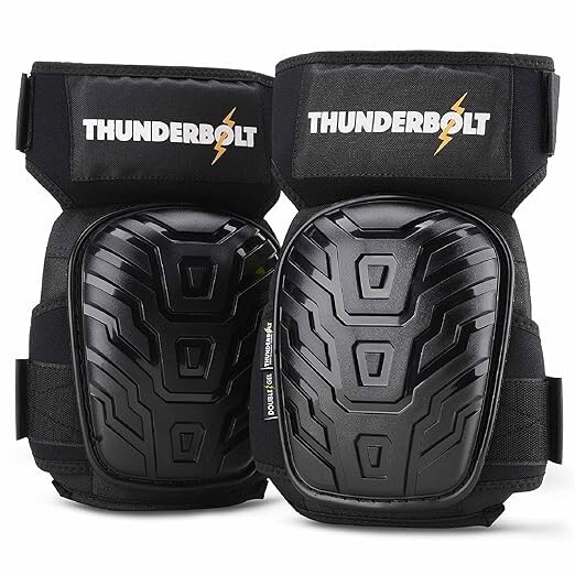 Thunderbolt TB-003 Professional Knee Pads for Work with Double Gel gallery