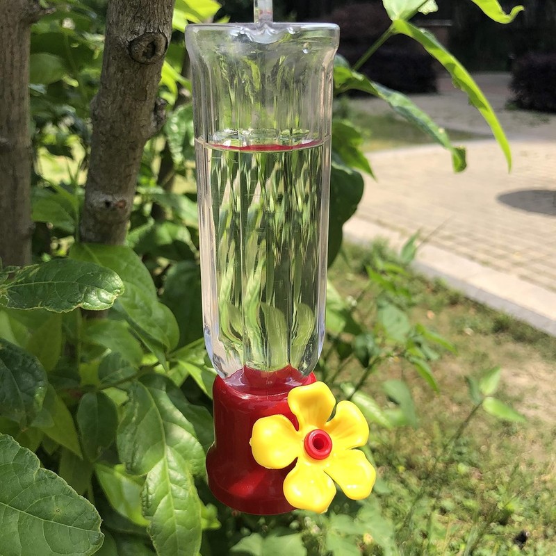 Mini Hummingbird Feeder 4Pack 2.3oz Small Nectar Plastic Red Hummingbird Feeders gallery