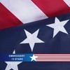 Betsy Ross Flag 5x8 Feet, Embroidery 13 Stars Colony American Flags with 3 Br... gallery