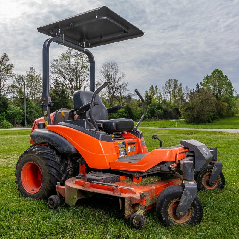 UNIVERSAL ZERO-TURN MOWER CANOPY- BLACK gallery
