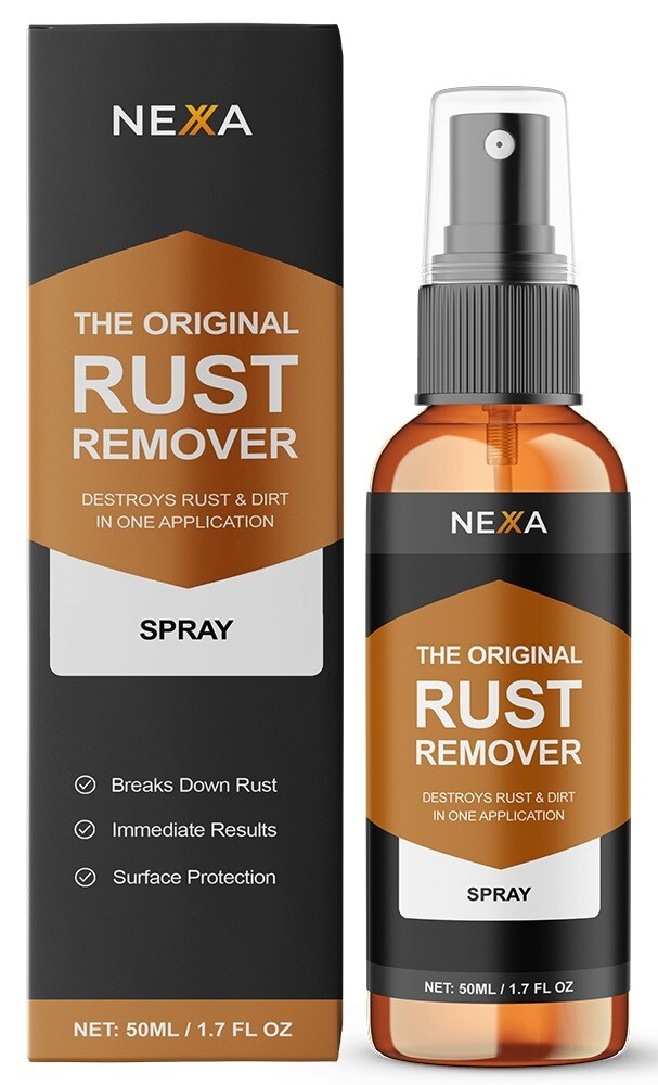 NEXA Rust Remover Spray – Fast-Acting Multi-Surface Cleaner | Removes Rust, 50mL gallery