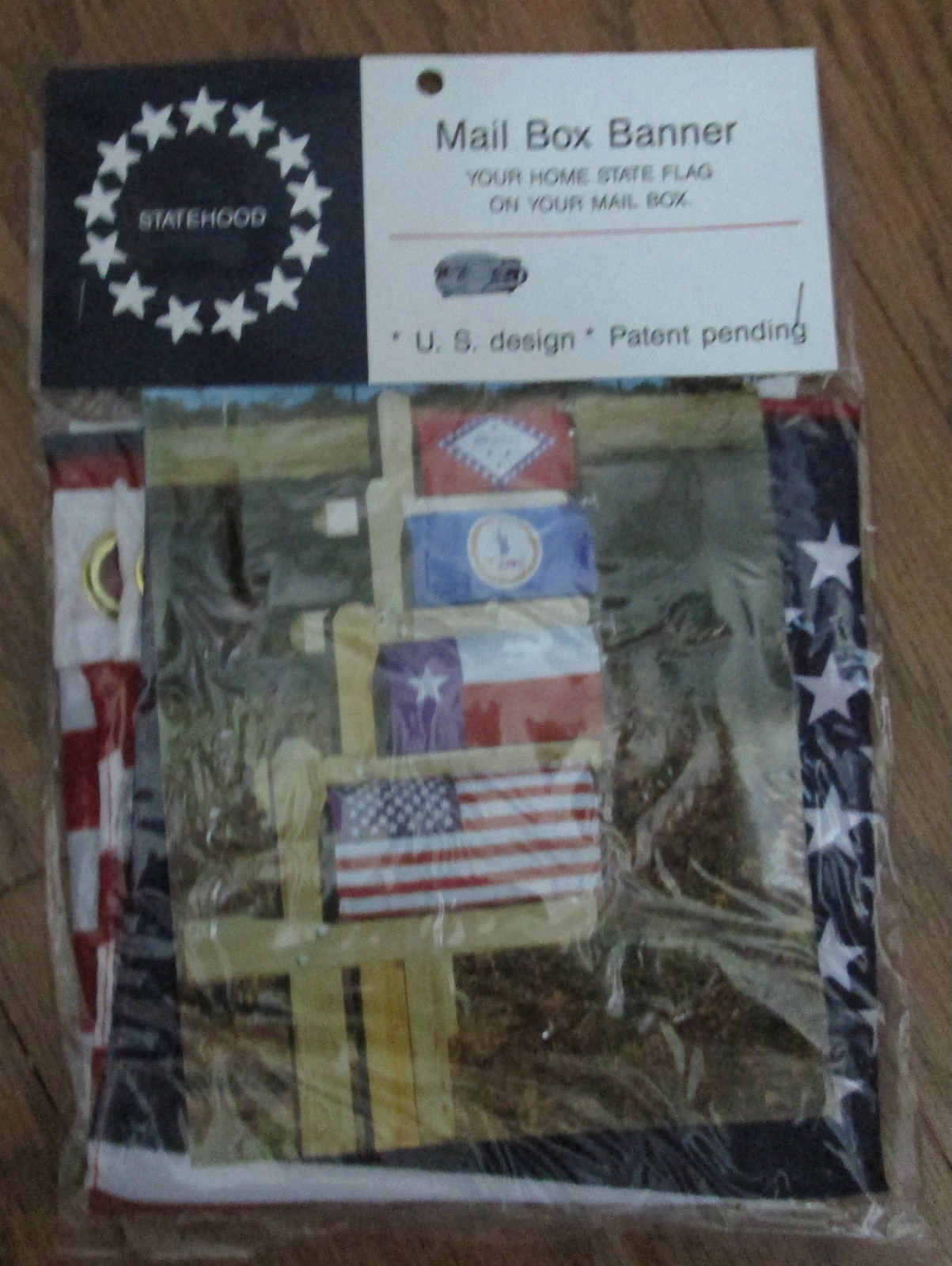 Mail Box Banner NIP United States American Flag 100% All Weather Polyester gallery