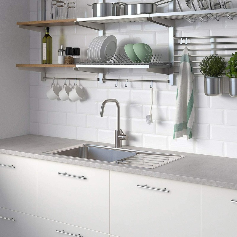 20Pack Brushed Nickel Kitchen Cabinet Pulls Stainless Steel Drawer T Bar Handles gallery