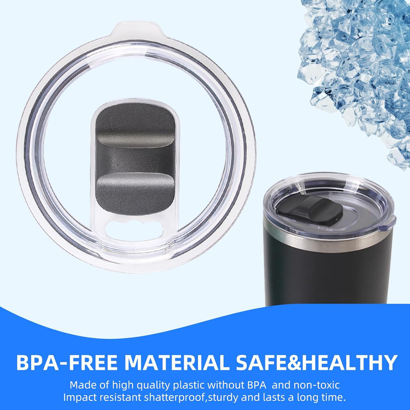 32 Oz Replacement Lid for Yeti, 2PCS, Splash Resistant, BPA Free gallery