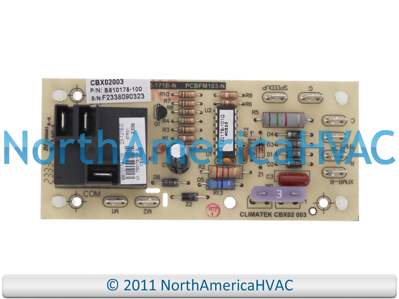 Furnace Blower Control Board Replaces York Luxaire 1005-185 637624 1005-83-1723 gallery