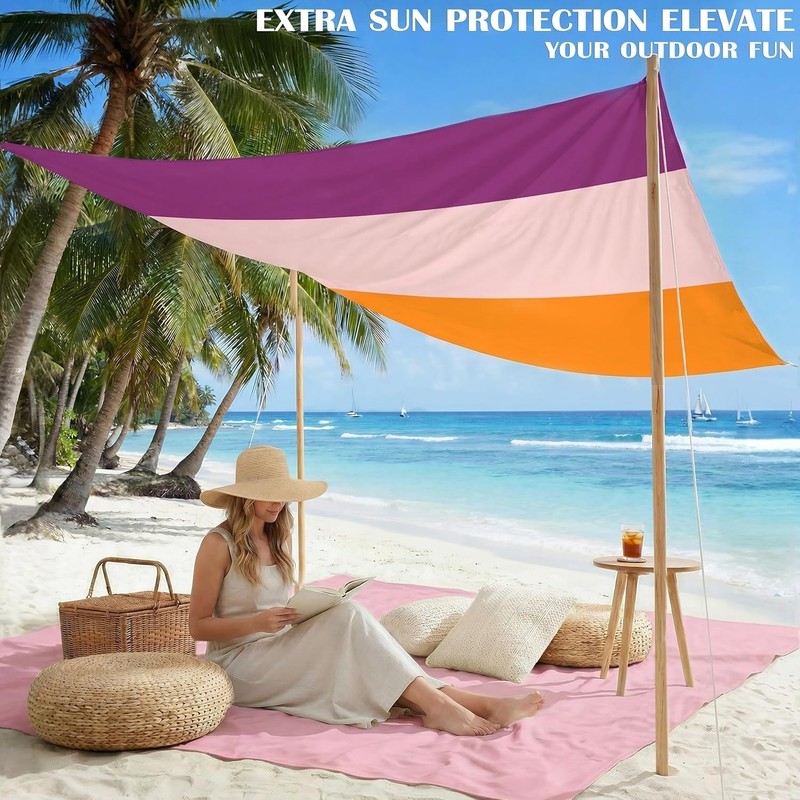 Beach Blanket Oversized Extra Large 78"X81"/10'X9',Waterproof Sandproof Beach... gallery