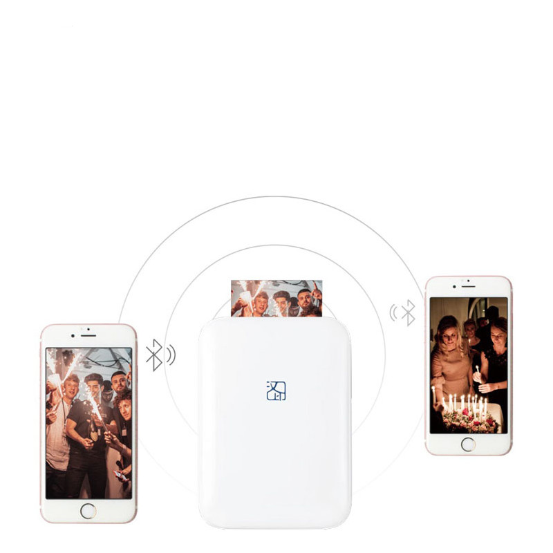 Color Photo Printer Portable Full Color Wireless Photo Printer USB Bluetooth The gallery