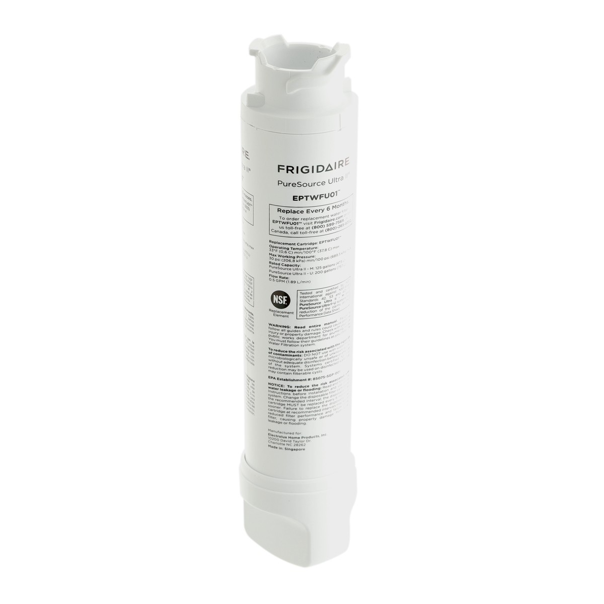 FRIGIDAIRE EPTWFU01 PureSource Ultra II Refrigerator Water Filter NEW gallery