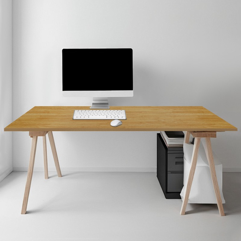 70in Tabletop Rectangular Countertop Plywood Countertop Wood Color for Kitchens gallery