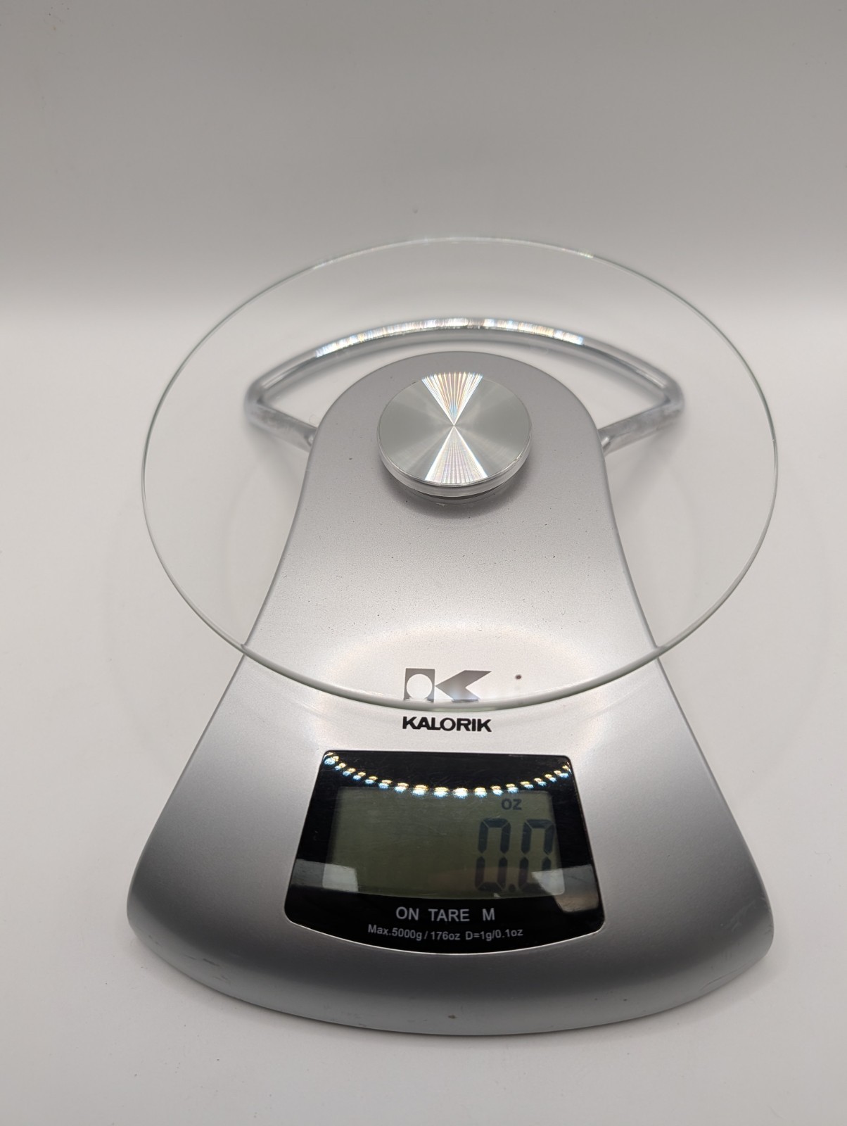 Kalorik Kitchen Scale 6 Inch Diameter Glass Plate. Oz, Grams & Tare Reset Works gallery