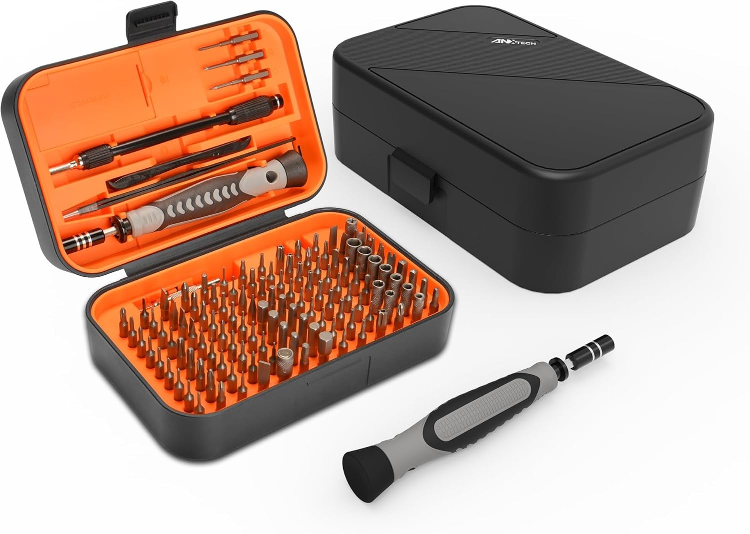 130PCS Precision Screwdriver Set Repair Tool Kit with 117 S2 Steel Bits Case gallery