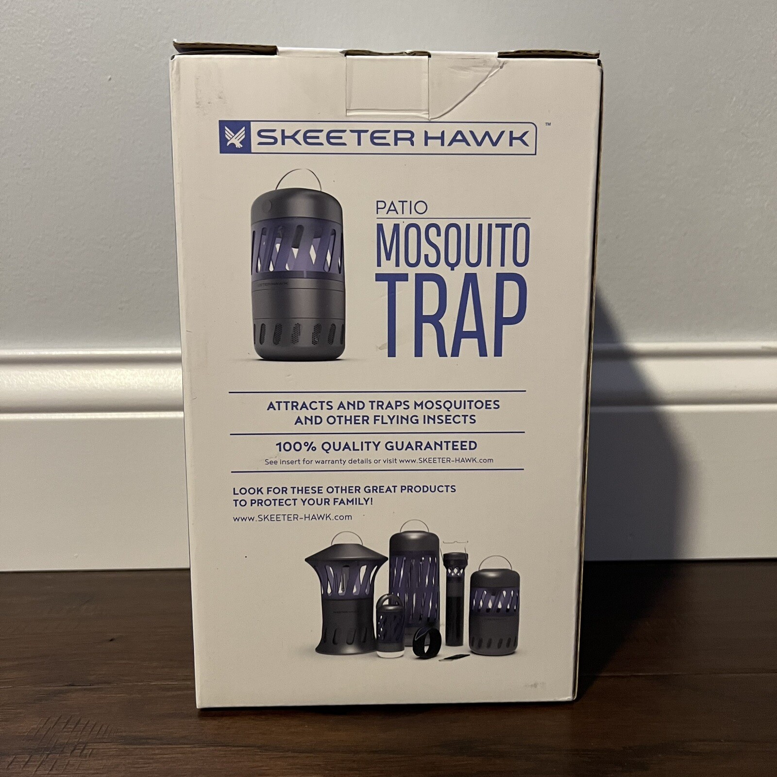 Skeeter Hawk Patio LED UV Mosquito & Flying Insect Trap Quiet Easy Clean NEW gallery