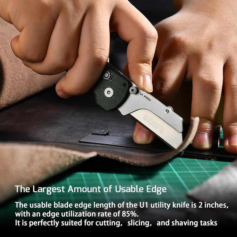 OKNIFE U1 Pro Multitool Folding Utility Knife with Folding Screwdriver Rail Lock gallery