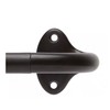 Room Darkening Wrap Around Curtain Rod 28-48" Dark Bronze Heavy Duty Steel gallery