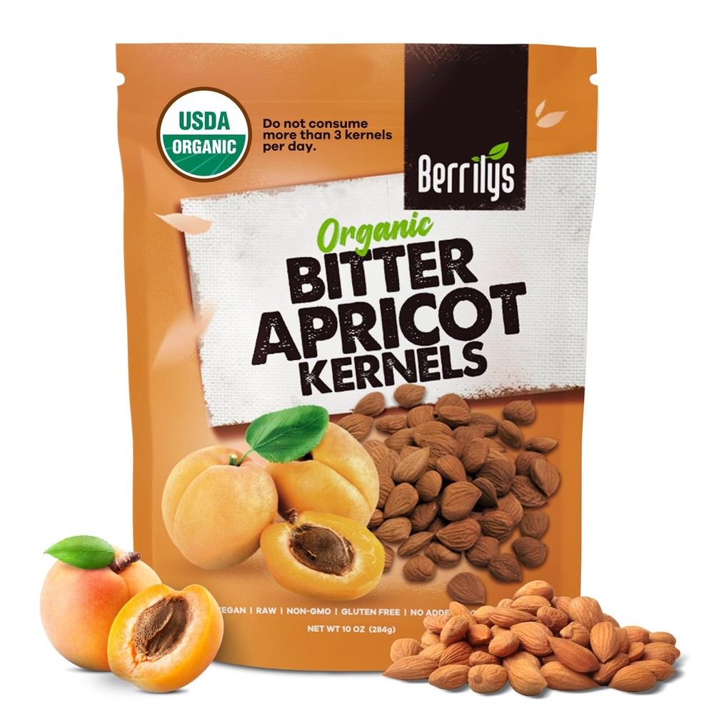 Organic Bitter Apricot Kernels USDA Certified Organic Bitter Apricot Seeds ...